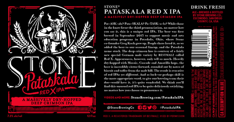 søm justering Landbrugs Best Red X malt integral to new Stone Brewing Co 'Pataskala Red X IPA' –  The Brewers Journal